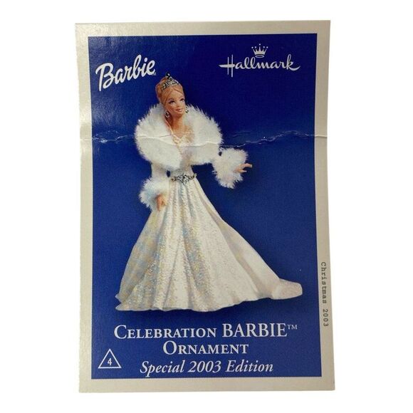 2003 Celebration BARBIE Hallmark Ornament 4th in Series - Picture 5 of 5